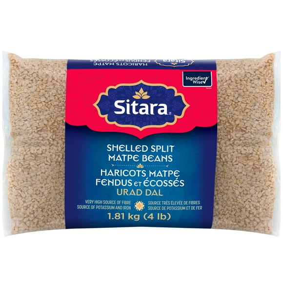 Sitara Shelled Split Matpe Beans, 1.81 kg (4 lb)