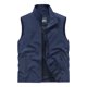 thumbnail image 1 of Chaleco sin mangas de imitación de cuero para hombre, chaqueta de club de motociclistas: cremallera frontal, múltiples bolsillos, para montar en moto/ropa urbana (M-XXXXXXL), 1 of 5