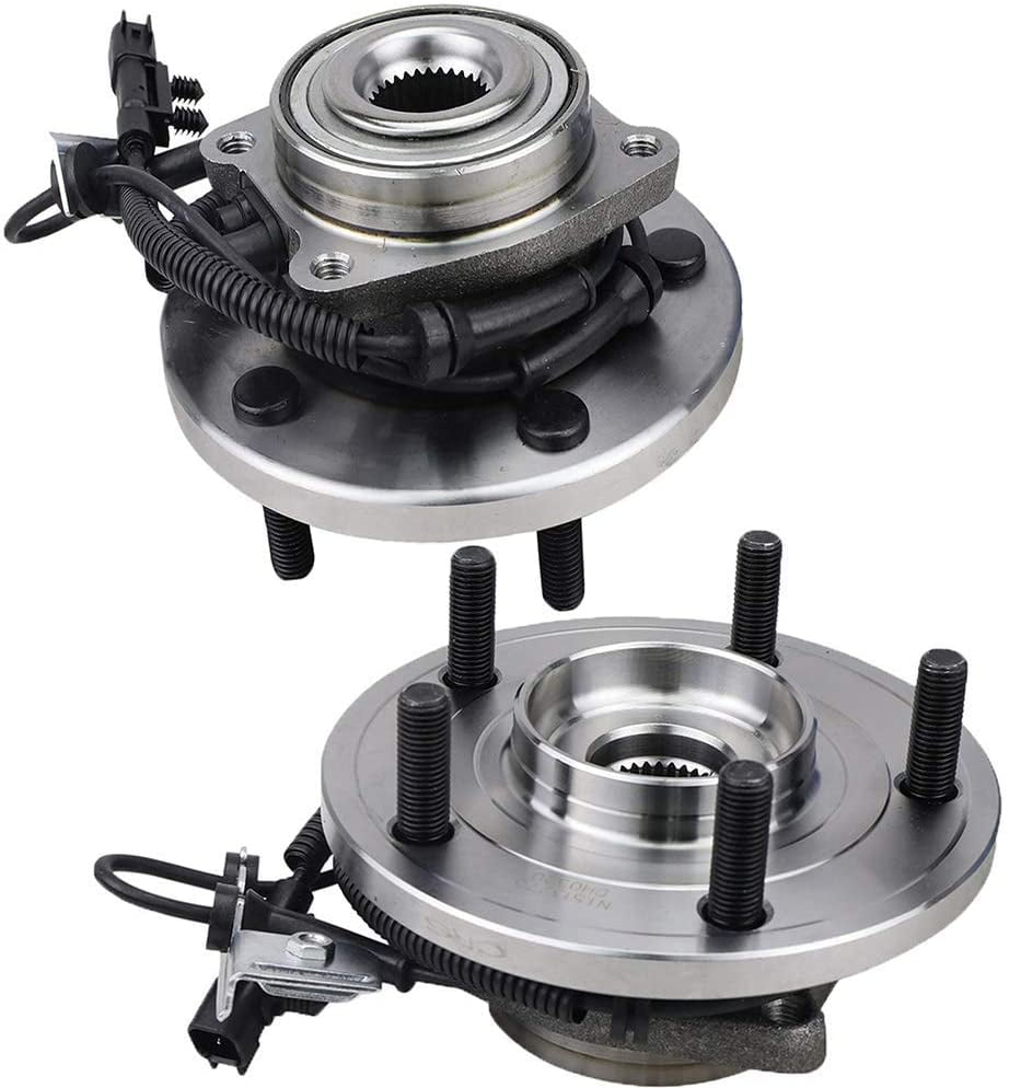 Pair 2 Front Wheel Hub and Bearing Assembly for 20082016 Town and
