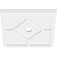 thumbnail image 4 of Ekena Millwork CMP18EY-02000 Médaillon de Plafond Contemporain de 18 Po x 2 Po ID Carré Embry Architectural Grade PVC, 4 of 4