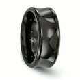 thumbnail image 4 of Edward Mirell Titanium Black Ti Polished Concave 9mm Band, 4 of 7