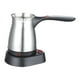 thumbnail image 3 of Té de cafetera turca eléctrica Hervidor de té cómodo Café de café de acero inoxidable Calentador para la oficina de cocina al aire libre Plano, 3 of 9