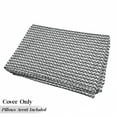 thumbnail image 5 of Grey Floor Pillow Lounger Cover, Minimalist Gradient Wavy Flat Lines Various Color Influences Retro Print, Nap Mat Printed Fabric Case for 5 Pillows, 88" x 36", Charcoal Grey, by Ambesonne, 5 of 5