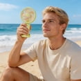 thumbnail image 6 of PoyoKee Portable Fan, 3 Speeds Usb Rechargeable Mini Handheld Fan, Small Desk Fan for Travel Essentials Classroom Camping, 7 in - Yellow, 6 of 6