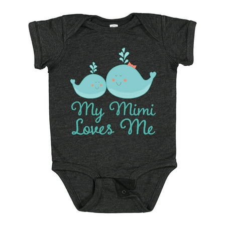

Inktastic My Mimi Loves Me Gift Baby Boy or Baby Girl Bodysuit