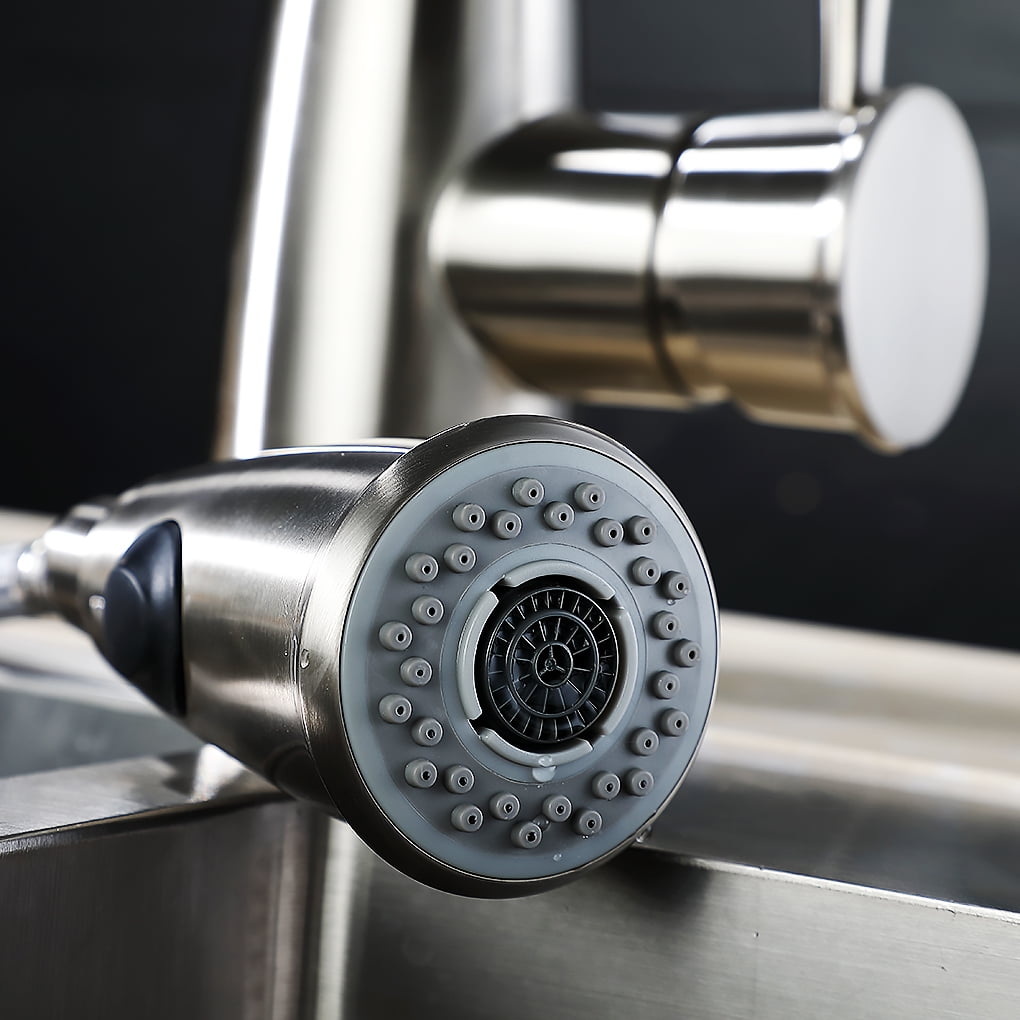 Kepooman Kitchen Faucet Sink, Single Handle Water Tap, Arc Pull-down Type Sprayer (Type1) Kepooman Kitchen Faucet Sink, Single Handle Water Tap, Arc Pull-down Type Sprayer (Type1)