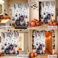 thumbnail image 5 of Shower Curtains for Bathroom-60"x72",Halloween Horror Pumpkin Waterproof Bath Curtain Grommet Shower Curtain Set with Hooks, 5 of 9