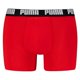 thumbnail image 3 of PUMA Calzoncillos Hombre, Lote de 4 - Basic Boxer ECOM, Algodón elástico, Uso diario Rojo/Negro/Azul/Gris 2XL (XX-Large), 3 of 4