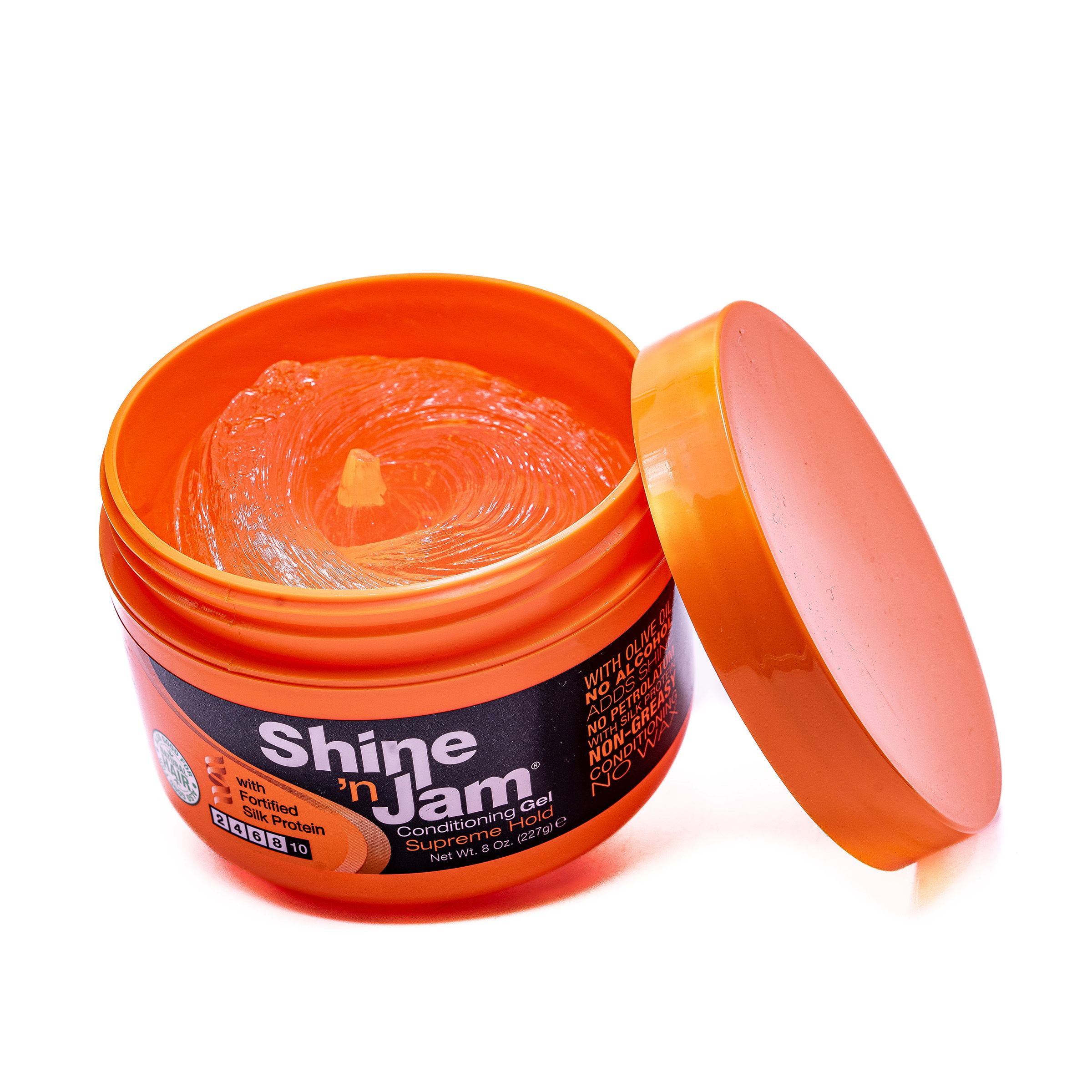 Ampro Shine-n-Jam Supreme Hold, Hair Styling Gel with Olive Oil