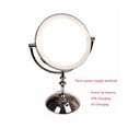 thumbnail image 3 of 8 Inch Cosmetic Mirror Lighted Double Sided 1/3x Magnifying Makeup Mirror With Led Light 2-Face Desktop Brightness Adjustable ,Widely Use, 3 of 7