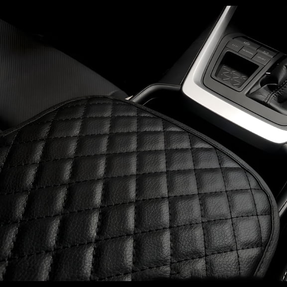 RIONIMA 2026 New Car Armrest Cover for Vehicle Suv Truck Car,Universal Arm Rest Covering Car,Pu Leather Auto Center Console Cover,Water Proof Console Cushion Seat Box Cover,Interior Car Accessories