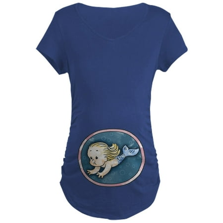 

CafePress - Mermaid Blonde Maternity Dark T Shirt - Maternity Dark T-Shirt