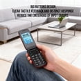 thumbnail image 4 of BIMZUC B326 Senior Flip Cell Phone 2G Unlocked Mobile Phone with 5800mAh Large Battery, 2.4 Inch Dual Screen, Big Buttons, Loud Volume, FM Radio, SOS, and Bluetooth for Elderly, Red, 4 of 5