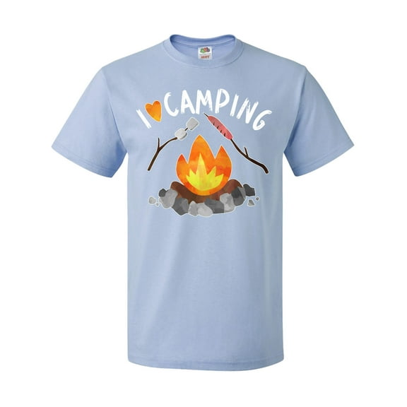 Inktastic I Love Camping- Campfire, Hot Dog, Marshmallows T-Shirt