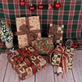 thumbnail image 4 of Christmas Ribbon 1inch Red and Green Christmas Plaid Ribbon for Christmas Tree Wreaths Gingham Christmas Ribbon for Gift Bouquet Wrapping Bow Crafts Decoration 25 Yards, 4 of 10