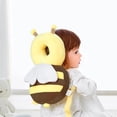 thumbnail image 2 of SONARIN Protector de Cabeza de Bebé,Almohadillas de Seguridad Ajustables Cojín de Protección Mochila Protectora para la Cabeza del Bebe Almohada Protección Anti-Caídas para Bebés(Abeja), 2 of 3
