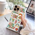 thumbnail image 1 of ¡Protege tu iPhone con una divertida y elegante funda plateada mate de doble capa con dibujos animados!, 1 of 3
