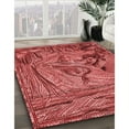 thumbnail image 3 of Ahgly Company Machine Washable Indoor Rectangle Transitional Red Area Rugs, 8' x 12', 3 of 7