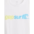 thumbnail image 3 of Remera GAP para Hombre con Logo Gráfico de Algodón Blanca Talla M, 3 of 4