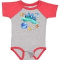 thumbnail image 3 of Inktastic Stegosaurus Space Dinosaur with Stars and Planet Boys or Girls Baby Bodysuit, 3 of 5