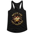thumbnail image 1 of Bruce Lee Jeet Kune Do Master Black Women's Racerback Tank Top, 1 of 2
