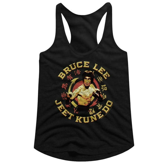 Bruce Lee Jeet Kune Do Master Black Women's Racerback Tank Top
