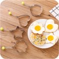 thumbnail image 3 of 5 uds molde para huevos fritos de acero inoxidable herramientas para hornear accesorios de cocina, 3 of 5