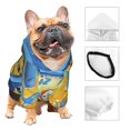 thumbnail image 3 of KLL Funny Alarm Clock Illustration for Basic Dog Hoodie - Pet Hoodie Sweater with Leash Hole - Cute Dog Sweatshirt - Pet Clothes Hooded Sweatshirt for Dog & Cat -Large, 3 of 8