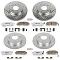 thumbnail image 3 of PowerStop Front and Rear Z26 Street Warrior Carbon-Fiber Ceramic Brake Pad and Drilled and Slotted Rotor Kit Fits: INFINITI NISSAN Select Models K750-26, 3 of 9