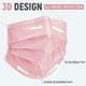 thumbnail image 1 of Taian 50 piezas Máscaras rosadas Máscaras protectoras contra el polvo para adultos masculinos y femeninos de tres capas no médicas ShuxiuWang 9024715362209, 1 of 1
