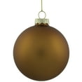 thumbnail image 6 of Northlight 6pc Shiny and Matte Glass Ball Christmas Ornament Set 3.25" - Copper, 6 of 9