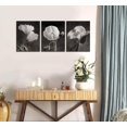 thumbnail image 6 of Canvas Wall Art Contemporary Simple Life White Flower Lily Painting Wall Art Decor - 3 Panels Framed Canvas Prints Black and white Style Giclee Artwork Ready to Hang Home Decorations Office Decor Gift, 6 of 6
