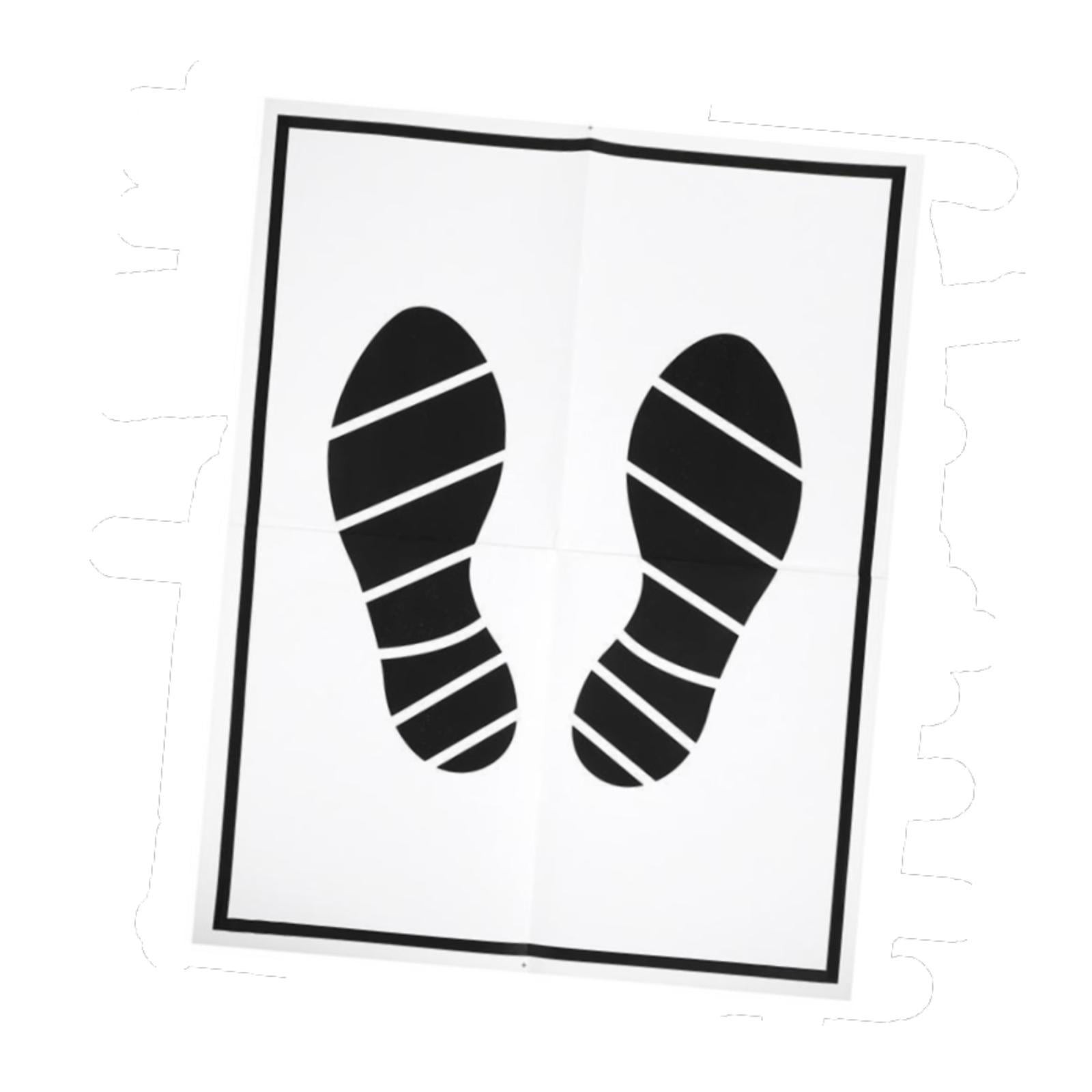 funtasica 25 Pieces Auto Foot Pads Disposable Auto Interior Accessories Portable Paper Vehicle Foot Pads for Car School