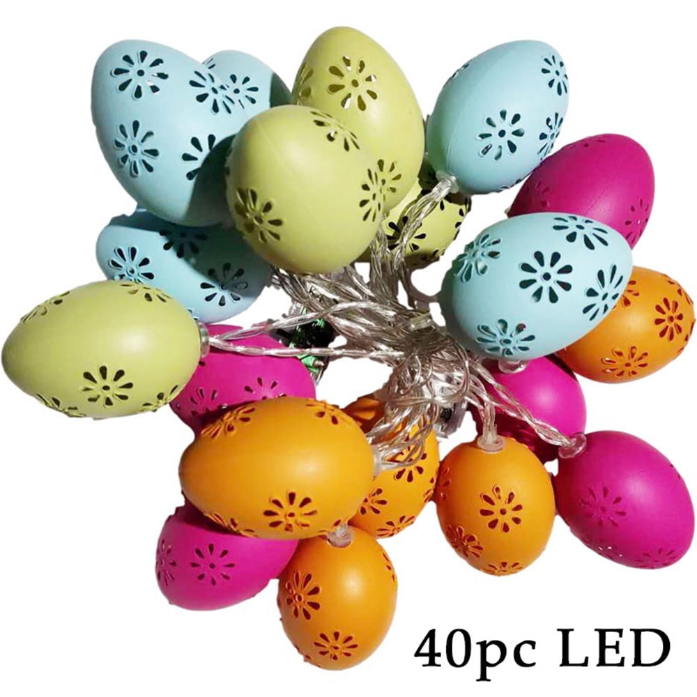 Jessboyy Easter Lights Decorations, Led Easter Eggs String Lights