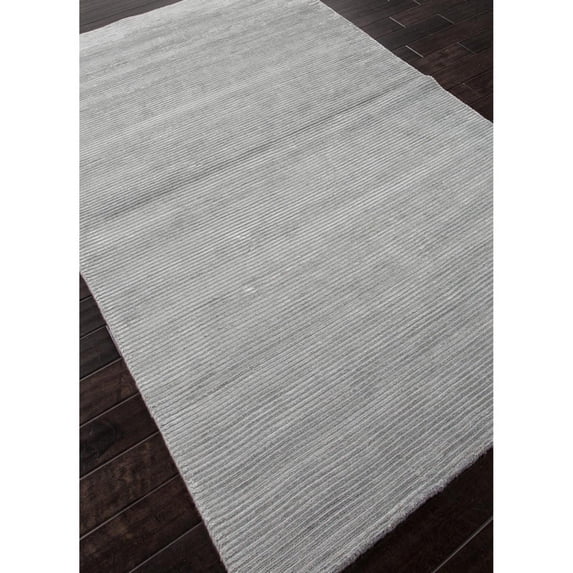 Jaipur Basis Solid Pattern Wool/Silk Handloom Rug