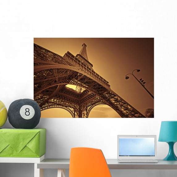 Paris Wall Mural by Wallmonkeys Peel and Stick Graphic (36 in W x 24 in H) WM123865