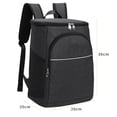 thumbnail image 2 of 18L Insulated Backpack Cooler - Portable Picnic Bag with Waterproof Lining, Padded Straps, Multiple Pockets for Outdoor Activities, Camping, Beach Trips (26x20x36cm), 2 of 5