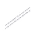 thumbnail image 2 of ADIRFINE 925 Solid Sterling Silver 3.5mm Curb Cuban Link Chain, 2 of 6