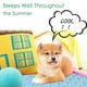 thumbnail image 5 of Alfombra refrescante de seda Pet Ice para perros, colchoneta para dormir transpirable de verano de 50x40 cm, cojín de sofá lavable no tóxico, respaldo de malla transparente azul, no se necesita agua, 5 of 7