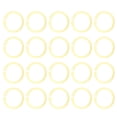 thumbnail image 2 of 20Pcs Plastic Loose Leaf Rings, Flexible Buckle for Cards and Files, Ideal for Binders, Business and Note Cards, 2 of 8