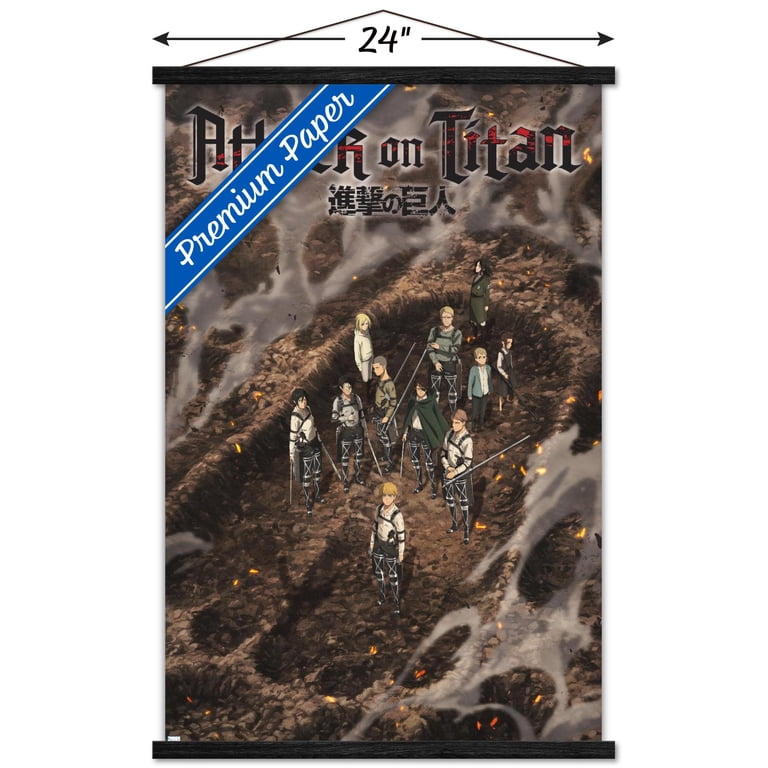 Attack on Titan: The Final Season - Part 3 Teaser Wall Poster with