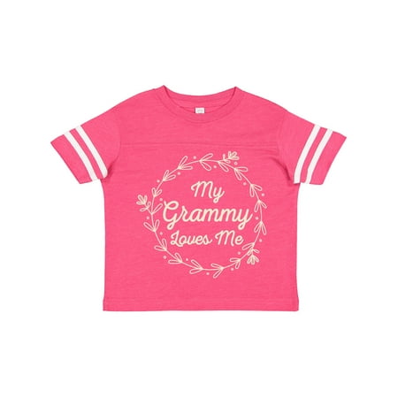 

Inktastic My Grammy Loves Me Girls Granddaughter Gift Toddler Toddler Girl T-Shirt