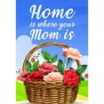 thumbnail image 2 of America Forever Happy Mother's Day Flower Basket Garden Flag 12.5 x 18 inches Red Rose Flowers Green Leaves Double Sided Holiday Seasonal Yard Outdoor Decorative Love My Mom Flag, 2 of 5