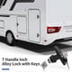 thumbnail image 2 of T-Handle Door Lock Truck Cap Locking with 2 Keys for Most of Truck Cap Toppers Tops, 2 of 5