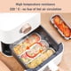 thumbnail image 1 of Freidora de aire desechable Bandeja de lata Papel de aluminio Caja de papel de aluminio para hornear (Blanco 100 piezas), 1 of 5