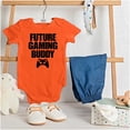 thumbnail image 3 of Future Gaming Buddy Gamer Dad Joke Romper Boys or Girls Infant Baby Brisco Brands 6M, 3 of 6