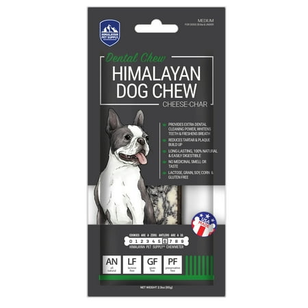 UPC: 0853012004159 | Himalayan Dog Chew Charcoal Cheese Chew Medium