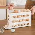 thumbnail image 7 of SPOORYYO 30 Eggs Egg Holder for Fridge Maximize Space Space-Saving Egg Storage Solution with 4 Tiers and Auto-Rolling Feature for Fridge Organization, 7 of 7