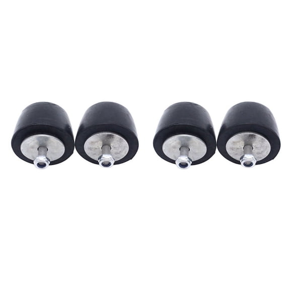 4Pcs Black Rubber Bumper Cushion Hood Bump Stop Replacement for YJ JK 1987-2018