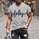 thumbnail image 5 of Camiseta de Manga Corta Impresa de Estilo Masculino, Tops Cortos para las Mujeres Pullover Casual Primavera Verano Uso Diario, 5 of 5